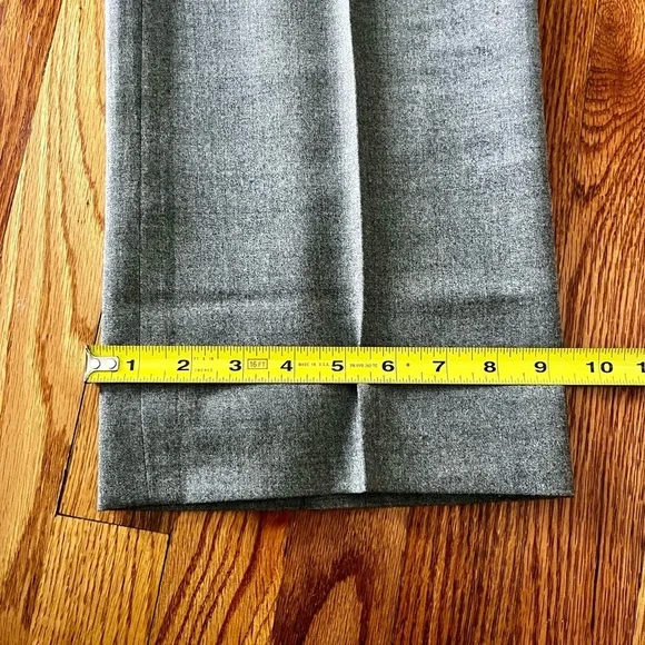 Talbots Petites Women’s Size 10 Gray Wool Dress Slacks Pants Lined - Picture 6 of 10